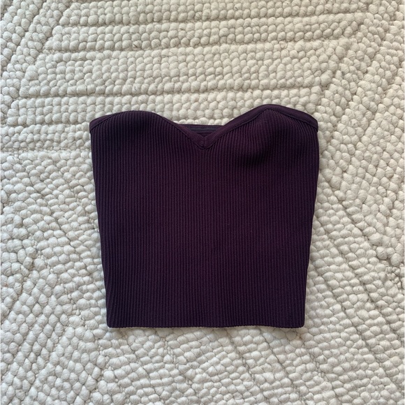Aritzia Babaton Sculpt Knit Sweetheart Tube Top - Picture 2 of 3